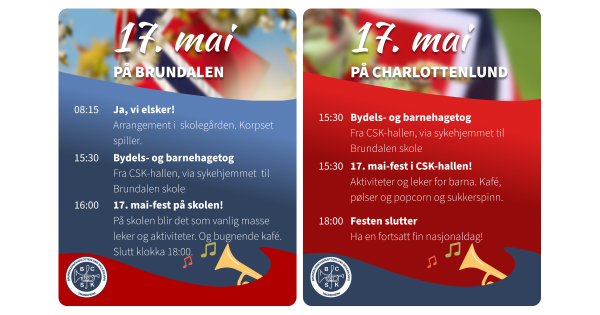 17. mai er vi så glad i! 🎺
